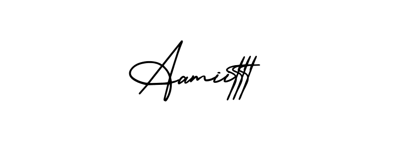 Use a signature maker to create a handwritten signature online. With this signature software, you can design (AmerikaSignatureDemo-Regular) your own signature for name Aamiittt. Aamiittt signature style 3 images and pictures png