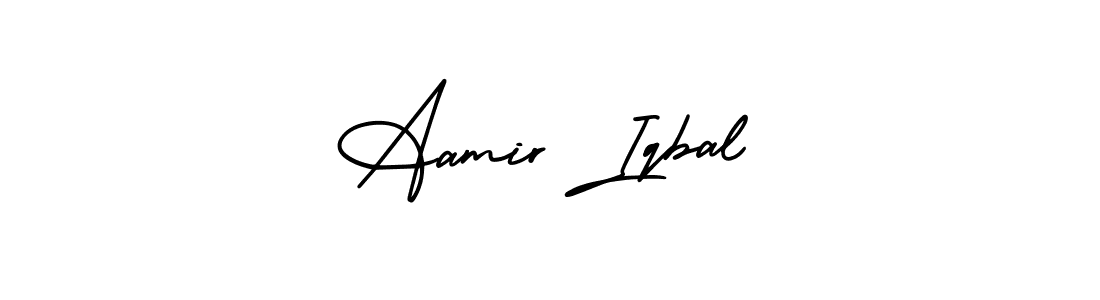 Create a beautiful signature design for name Aamir Iqbal. With this signature (AmerikaSignatureDemo-Regular) fonts, you can make a handwritten signature for free. Aamir Iqbal signature style 3 images and pictures png