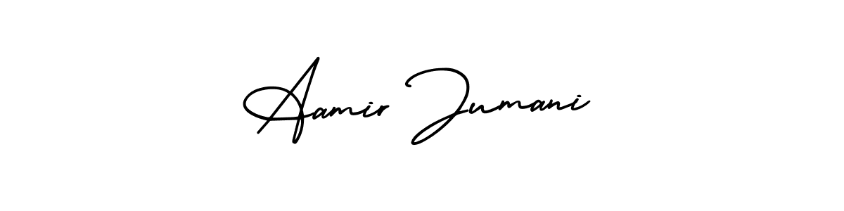 Create a beautiful signature design for name Aamir Jumani. With this signature (AmerikaSignatureDemo-Regular) fonts, you can make a handwritten signature for free. Aamir Jumani signature style 3 images and pictures png