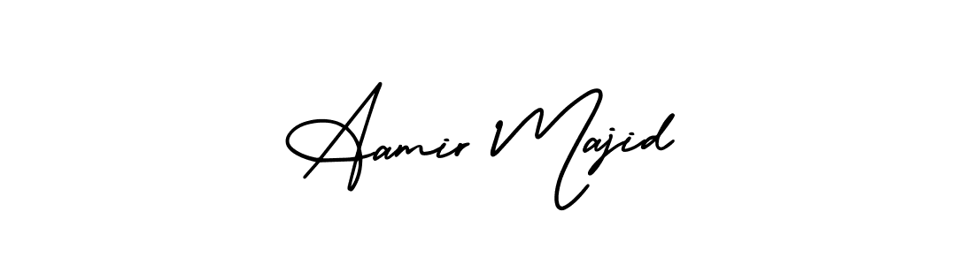 Similarly AmerikaSignatureDemo-Regular is the best handwritten signature design. Signature creator online .You can use it as an online autograph creator for name Aamir Majid. Aamir Majid signature style 3 images and pictures png