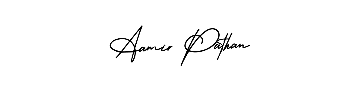 Make a beautiful signature design for name Aamir Pathan. Use this online signature maker to create a handwritten signature for free. Aamir Pathan signature style 3 images and pictures png