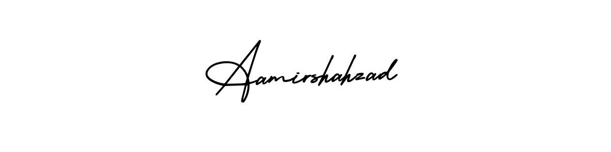 Also we have Aamirshahzad name is the best signature style. Create professional handwritten signature collection using AmerikaSignatureDemo-Regular autograph style. Aamirshahzad signature style 3 images and pictures png