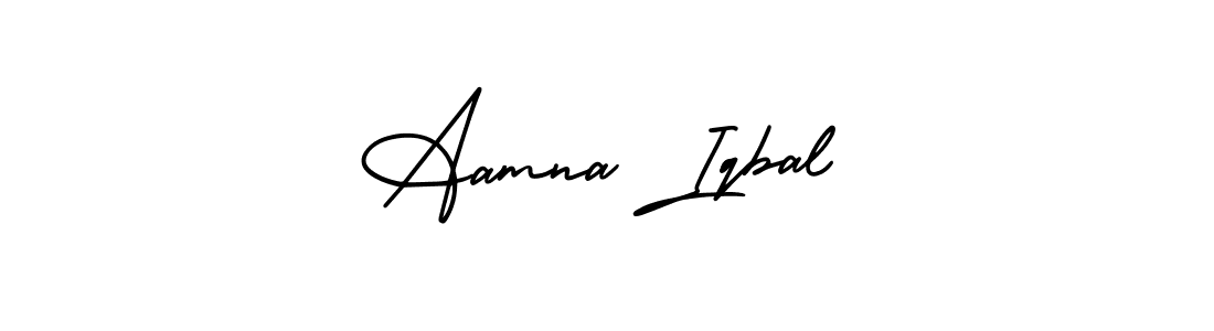 Also we have Aamna Iqbal name is the best signature style. Create professional handwritten signature collection using AmerikaSignatureDemo-Regular autograph style. Aamna Iqbal signature style 3 images and pictures png