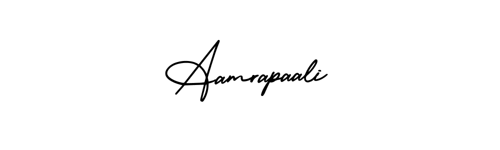 Design your own signature with our free online signature maker. With this signature software, you can create a handwritten (AmerikaSignatureDemo-Regular) signature for name Aamrapaali. Aamrapaali signature style 3 images and pictures png