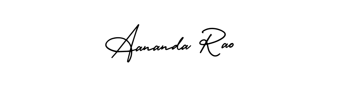 This is the best signature style for the Aananda Rao name. Also you like these signature font (AmerikaSignatureDemo-Regular). Mix name signature. Aananda Rao signature style 3 images and pictures png