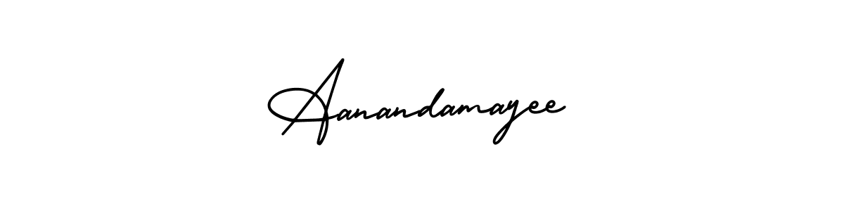 How to Draw Aanandamayee signature style? AmerikaSignatureDemo-Regular is a latest design signature styles for name Aanandamayee. Aanandamayee signature style 3 images and pictures png