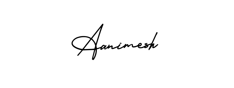 AmerikaSignatureDemo-Regular is a professional signature style that is perfect for those who want to add a touch of class to their signature. It is also a great choice for those who want to make their signature more unique. Get Aanimesh name to fancy signature for free. Aanimesh signature style 3 images and pictures png