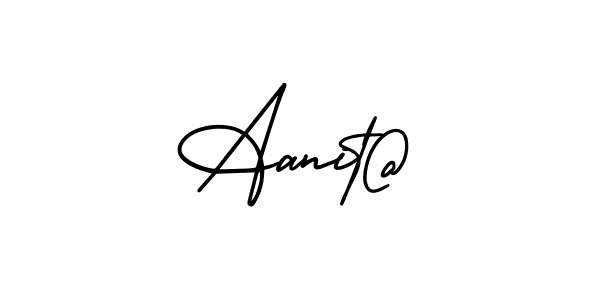 Here are the top 10 professional signature styles for the name Aanit@. These are the best autograph styles you can use for your name. Aanit@ signature style 3 images and pictures png