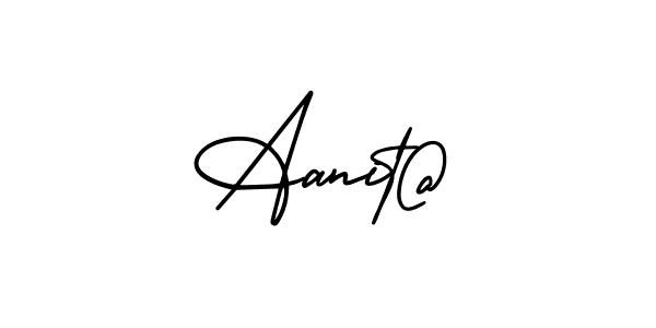 if you are searching for the best signature style for your name Aanit@. so please give up your signature search. here we have designed multiple signature styles  using AmerikaSignatureDemo-Regular. Aanit@ signature style 3 images and pictures png