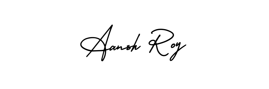 Best and Professional Signature Style for Aansh Roy. AmerikaSignatureDemo-Regular Best Signature Style Collection. Aansh Roy signature style 3 images and pictures png