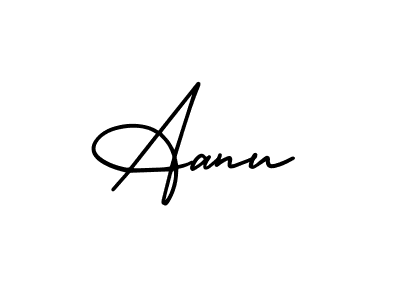 How to Draw Aanu signature style? AmerikaSignatureDemo-Regular is a latest design signature styles for name Aanu. Aanu signature style 3 images and pictures png