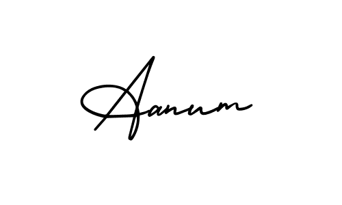 How to make Aanum signature? AmerikaSignatureDemo-Regular is a professional autograph style. Create handwritten signature for Aanum name. Aanum signature style 3 images and pictures png