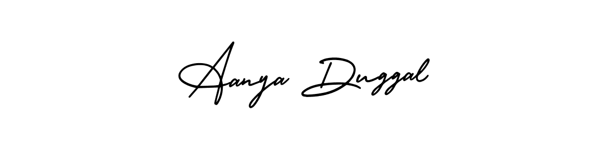 Also we have Aanya Duggal name is the best signature style. Create professional handwritten signature collection using AmerikaSignatureDemo-Regular autograph style. Aanya Duggal signature style 3 images and pictures png