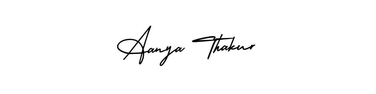 How to Draw Aanya Thakur signature style? AmerikaSignatureDemo-Regular is a latest design signature styles for name Aanya Thakur. Aanya Thakur signature style 3 images and pictures png