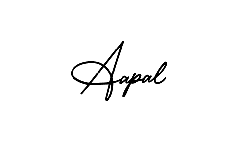 Make a beautiful signature design for name Aapal. With this signature (AmerikaSignatureDemo-Regular) style, you can create a handwritten signature for free. Aapal signature style 3 images and pictures png