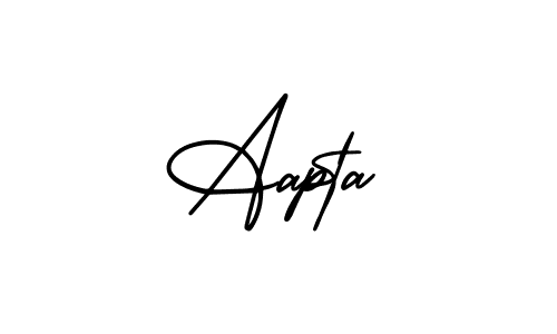 Also we have Aapta name is the best signature style. Create professional handwritten signature collection using AmerikaSignatureDemo-Regular autograph style. Aapta signature style 3 images and pictures png