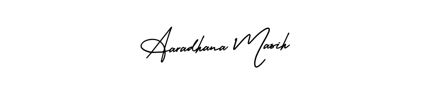 How to Draw Aaradhana Masih signature style? AmerikaSignatureDemo-Regular is a latest design signature styles for name Aaradhana Masih. Aaradhana Masih signature style 3 images and pictures png