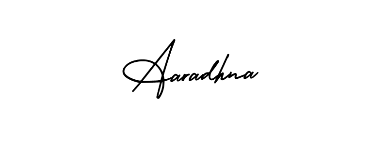 Design your own signature with our free online signature maker. With this signature software, you can create a handwritten (AmerikaSignatureDemo-Regular) signature for name Aaradhna. Aaradhna signature style 3 images and pictures png