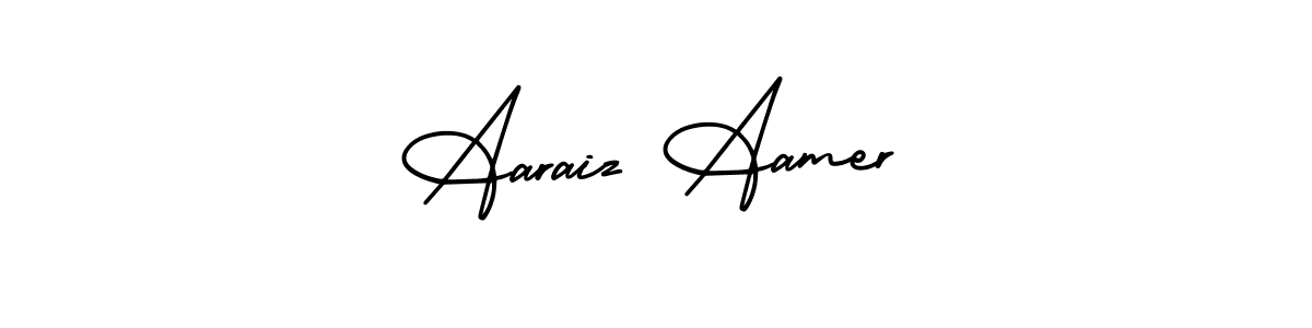 It looks lik you need a new signature style for name Aaraiz Aamer. Design unique handwritten (AmerikaSignatureDemo-Regular) signature with our free signature maker in just a few clicks. Aaraiz Aamer signature style 3 images and pictures png
