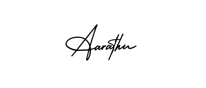 Also we have Aarathu name is the best signature style. Create professional handwritten signature collection using AmerikaSignatureDemo-Regular autograph style. Aarathu signature style 3 images and pictures png
