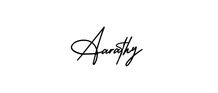 if you are searching for the best signature style for your name Aarathy. so please give up your signature search. here we have designed multiple signature styles  using AmerikaSignatureDemo-Regular. Aarathy signature style 3 images and pictures png