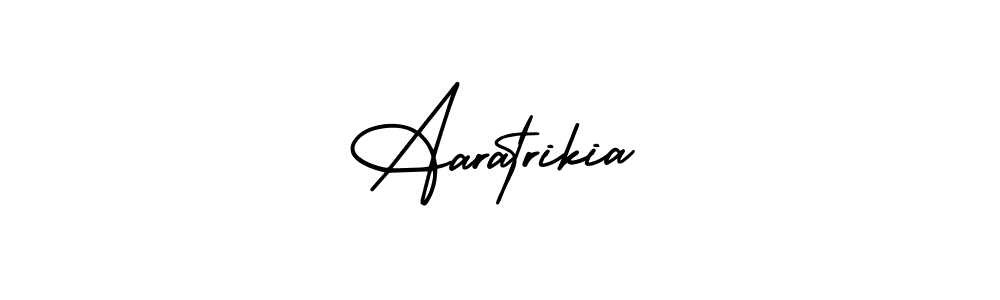 Aaratrikia stylish signature style. Best Handwritten Sign (AmerikaSignatureDemo-Regular) for my name. Handwritten Signature Collection Ideas for my name Aaratrikia. Aaratrikia signature style 3 images and pictures png