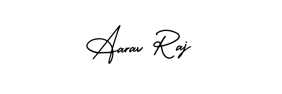 Best and Professional Signature Style for Aarav Raj. AmerikaSignatureDemo-Regular Best Signature Style Collection. Aarav Raj signature style 3 images and pictures png