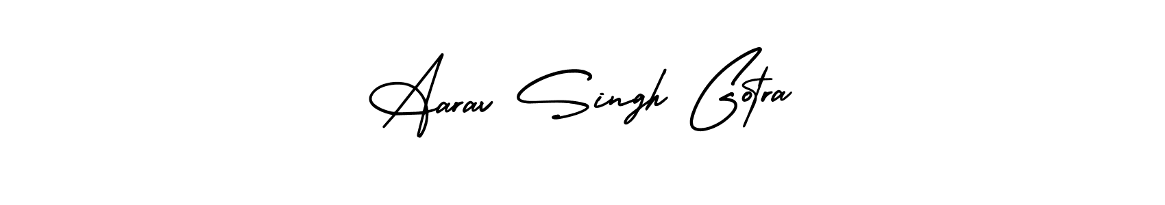 Similarly AmerikaSignatureDemo-Regular is the best handwritten signature design. Signature creator online .You can use it as an online autograph creator for name Aarav Singh Gotra. Aarav Singh Gotra signature style 3 images and pictures png