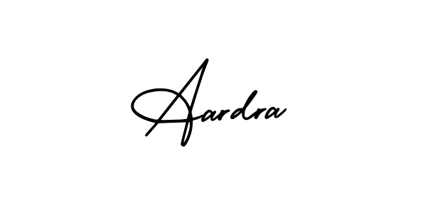 The best way (AmerikaSignatureDemo-Regular) to make a short signature is to pick only two or three words in your name. The name Aardra include a total of six letters. For converting this name. Aardra signature style 3 images and pictures png