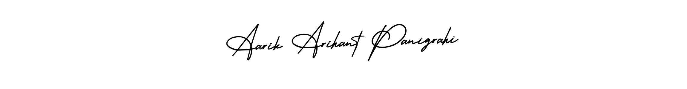 Also we have Aarik Arihant Panigrahi name is the best signature style. Create professional handwritten signature collection using AmerikaSignatureDemo-Regular autograph style. Aarik Arihant Panigrahi signature style 3 images and pictures png