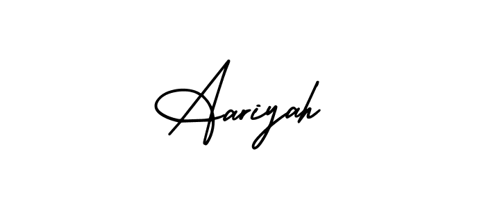 It looks lik you need a new signature style for name Aariyah. Design unique handwritten (AmerikaSignatureDemo-Regular) signature with our free signature maker in just a few clicks. Aariyah signature style 3 images and pictures png