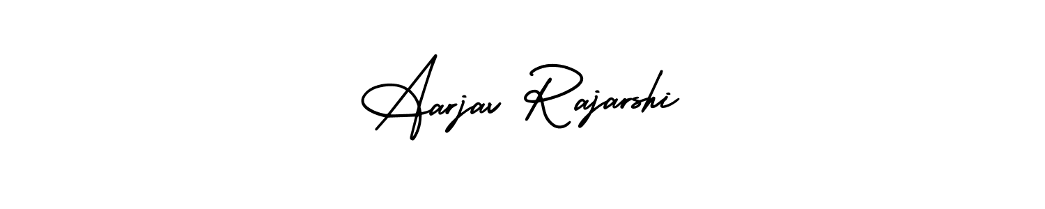 How to Draw Aarjav Rajarshi signature style? AmerikaSignatureDemo-Regular is a latest design signature styles for name Aarjav Rajarshi. Aarjav Rajarshi signature style 3 images and pictures png