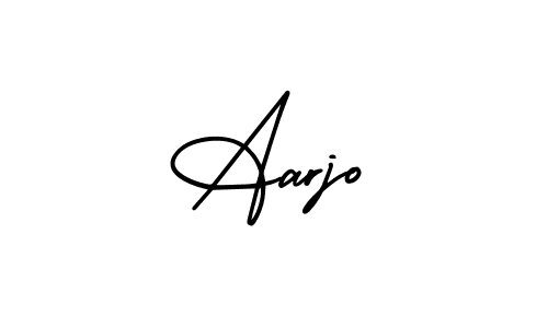 How to make Aarjo signature? AmerikaSignatureDemo-Regular is a professional autograph style. Create handwritten signature for Aarjo name. Aarjo signature style 3 images and pictures png