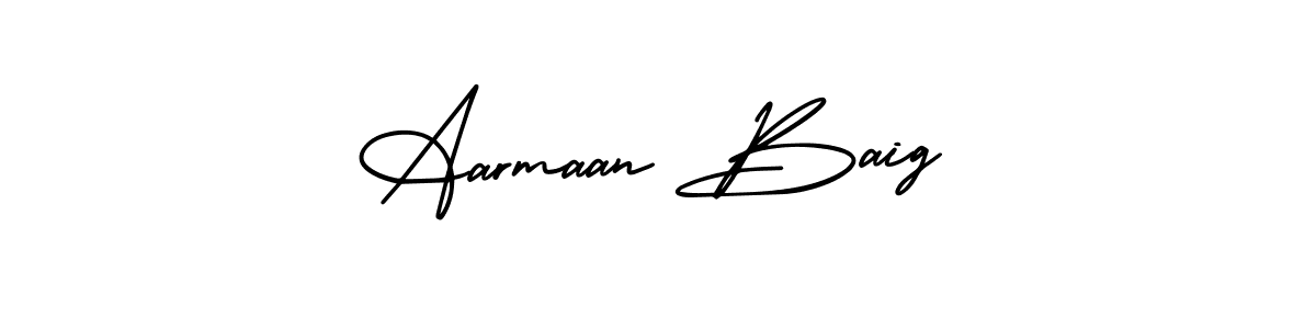 How to Draw Aarmaan Baig signature style? AmerikaSignatureDemo-Regular is a latest design signature styles for name Aarmaan Baig. Aarmaan Baig signature style 3 images and pictures png