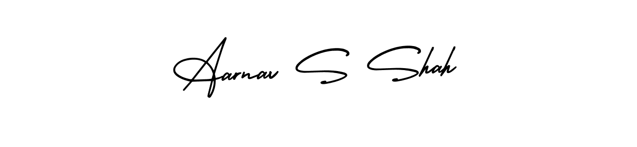 Make a beautiful signature design for name Aarnav S Shah. Use this online signature maker to create a handwritten signature for free. Aarnav S Shah signature style 3 images and pictures png