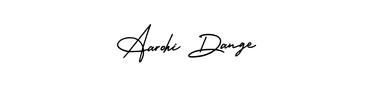 Use a signature maker to create a handwritten signature online. With this signature software, you can design (AmerikaSignatureDemo-Regular) your own signature for name Aarohi Dange. Aarohi Dange signature style 3 images and pictures png