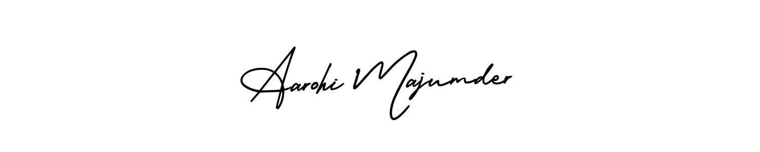 if you are searching for the best signature style for your name Aarohi Majumder. so please give up your signature search. here we have designed multiple signature styles  using AmerikaSignatureDemo-Regular. Aarohi Majumder signature style 3 images and pictures png