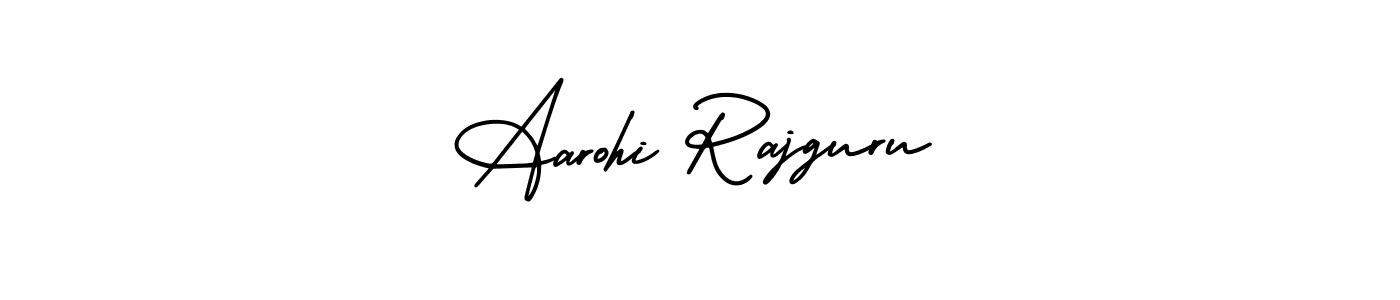 Create a beautiful signature design for name Aarohi Rajguru. With this signature (AmerikaSignatureDemo-Regular) fonts, you can make a handwritten signature for free. Aarohi Rajguru signature style 3 images and pictures png