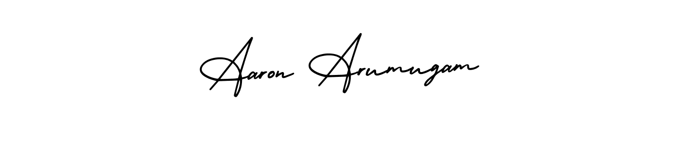 Make a beautiful signature design for name Aaron Arumugam. Use this online signature maker to create a handwritten signature for free. Aaron Arumugam signature style 3 images and pictures png
