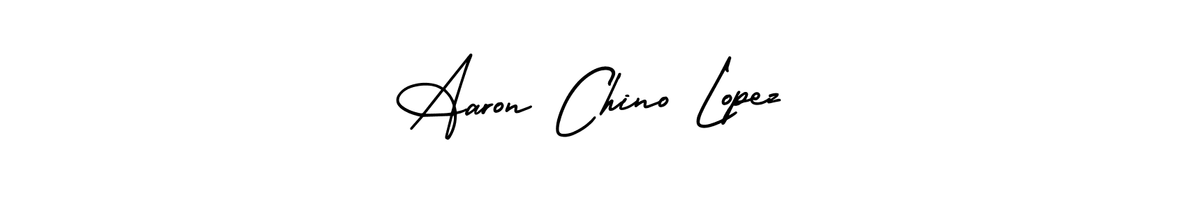 Create a beautiful signature design for name Aaron Chino Lopez. With this signature (AmerikaSignatureDemo-Regular) fonts, you can make a handwritten signature for free. Aaron Chino Lopez signature style 3 images and pictures png