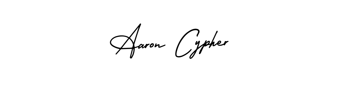 Aaron Cypher stylish signature style. Best Handwritten Sign (AmerikaSignatureDemo-Regular) for my name. Handwritten Signature Collection Ideas for my name Aaron Cypher. Aaron Cypher signature style 3 images and pictures png