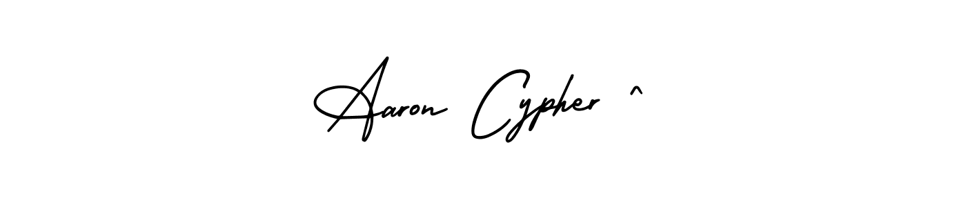 Aaron Cypher ^ stylish signature style. Best Handwritten Sign (AmerikaSignatureDemo-Regular) for my name. Handwritten Signature Collection Ideas for my name Aaron Cypher ^. Aaron Cypher ^ signature style 3 images and pictures png