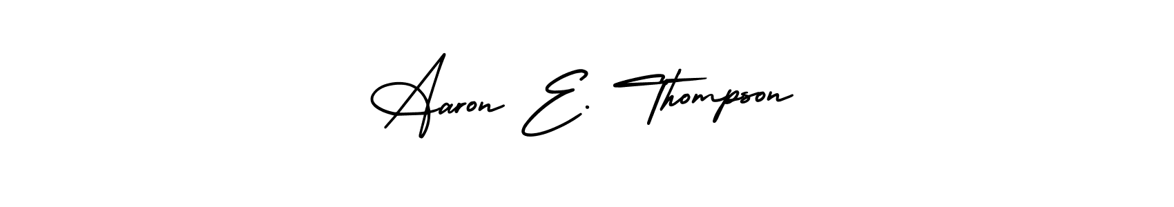 if you are searching for the best signature style for your name Aaron E. Thompson. so please give up your signature search. here we have designed multiple signature styles  using AmerikaSignatureDemo-Regular. Aaron E. Thompson signature style 3 images and pictures png