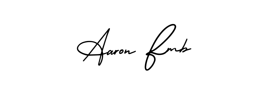 How to Draw Aaron Fmb signature style? AmerikaSignatureDemo-Regular is a latest design signature styles for name Aaron Fmb. Aaron Fmb signature style 3 images and pictures png