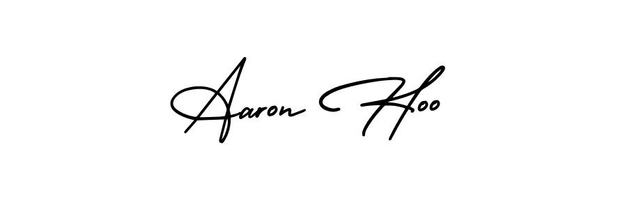 Make a short Aaron Hoo signature style. Manage your documents anywhere anytime using AmerikaSignatureDemo-Regular. Create and add eSignatures, submit forms, share and send files easily. Aaron Hoo signature style 3 images and pictures png