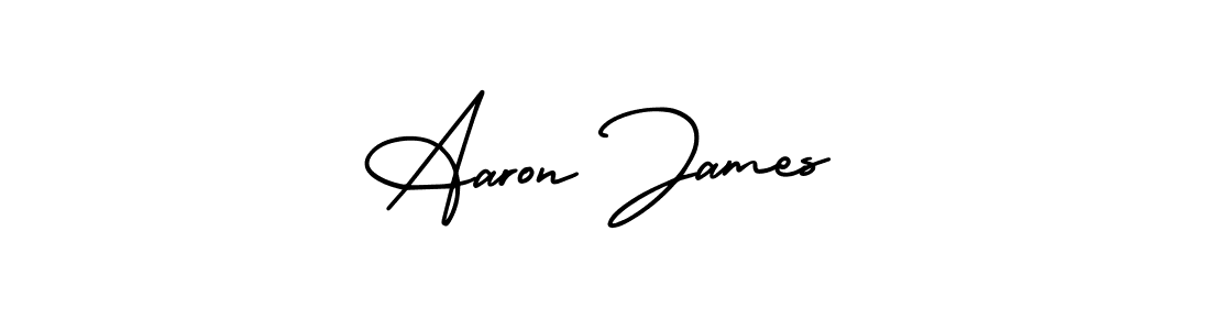 Best and Professional Signature Style for Aaron James. AmerikaSignatureDemo-Regular Best Signature Style Collection. Aaron James signature style 3 images and pictures png