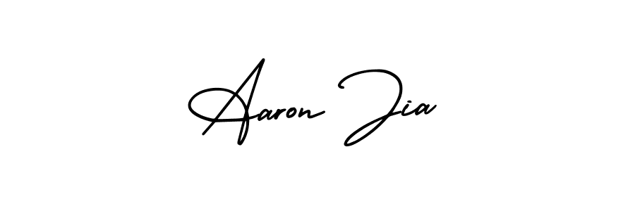 Make a beautiful signature design for name Aaron Jia. Use this online signature maker to create a handwritten signature for free. Aaron Jia signature style 3 images and pictures png