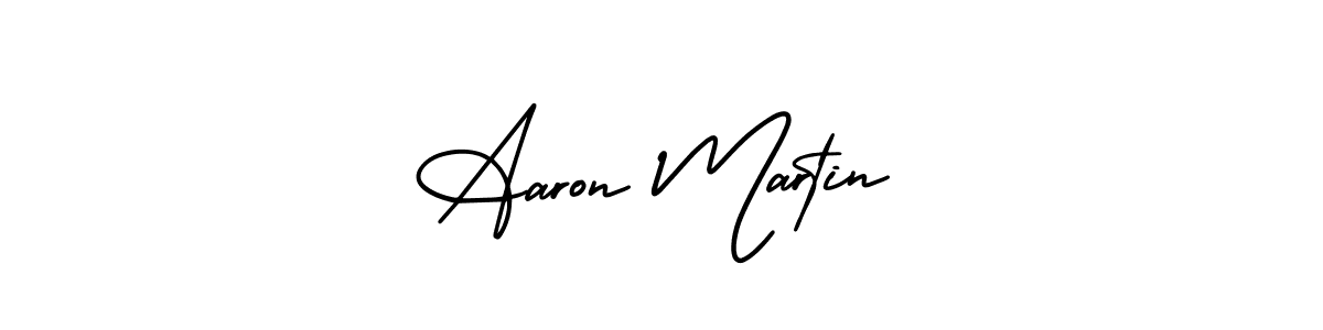 Make a beautiful signature design for name Aaron Martin. Use this online signature maker to create a handwritten signature for free. Aaron Martin signature style 3 images and pictures png