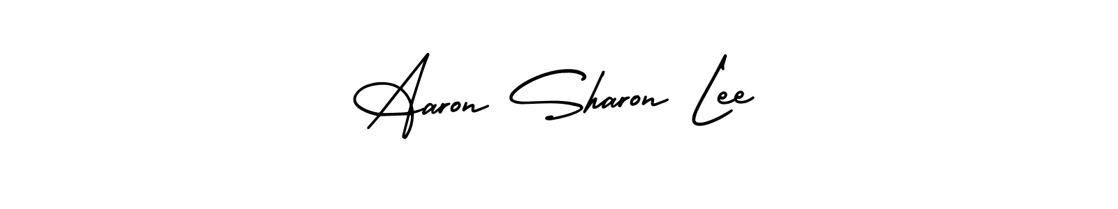 Similarly AmerikaSignatureDemo-Regular is the best handwritten signature design. Signature creator online .You can use it as an online autograph creator for name Aaron Sharon Lee. Aaron Sharon Lee signature style 3 images and pictures png