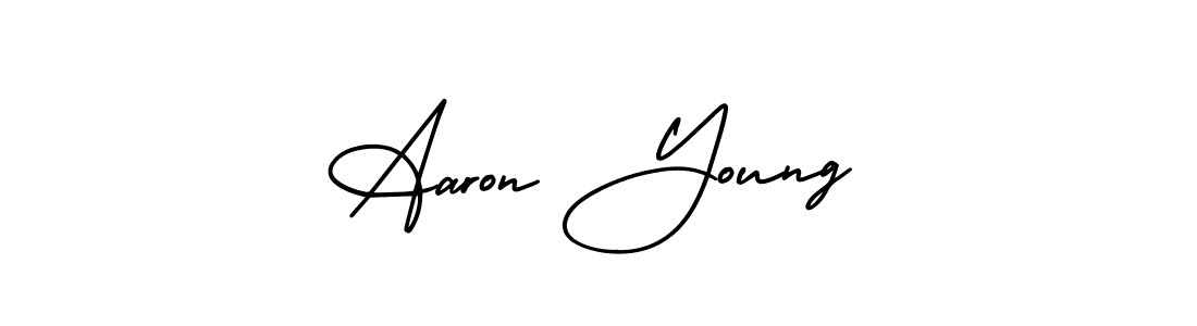 You can use this online signature creator to create a handwritten signature for the name Aaron Young. This is the best online autograph maker. Aaron Young signature style 3 images and pictures png